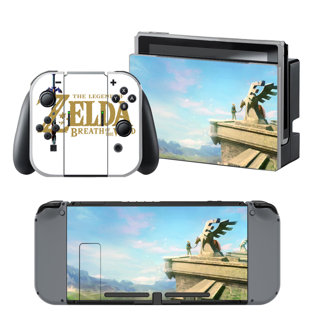 The Legend Of Zelda Breath Of The Wild Skin Sticker For Nintendo Switch OLED & Nintendo Switch