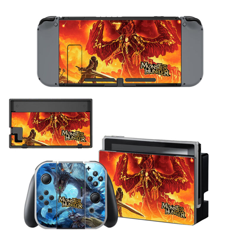 Monster Hunter Decal Cover For Nintendo Switch & Nintendo Switch OLED Design 4