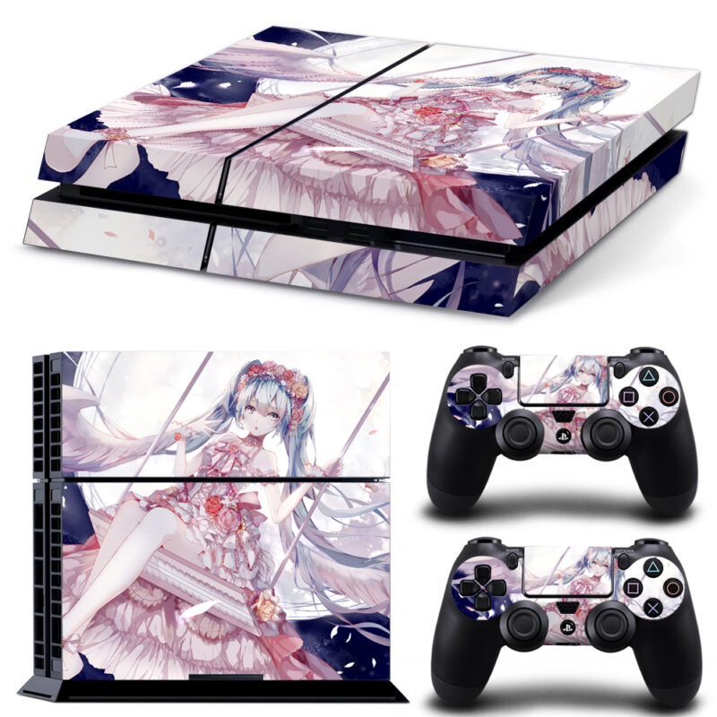 Hatsune Miku PS4 Skin Sticker Design 1