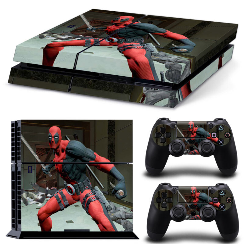 Deadpool PS4 Skin Sticker Design 8