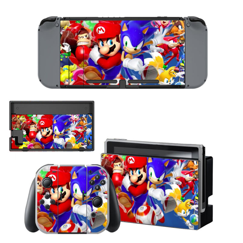 Mario & Sonic At The Olympic Games Decal Cover For Nintendo Switch & Nintendo Switch OLED