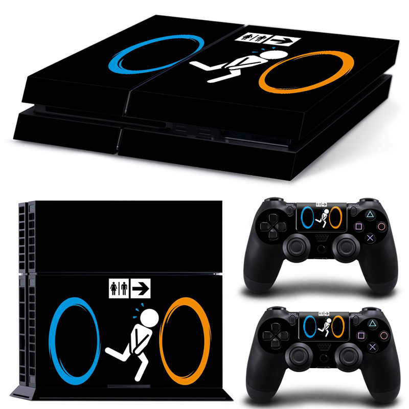 Game Portal 2 Toilet PS4 Skin Sticker