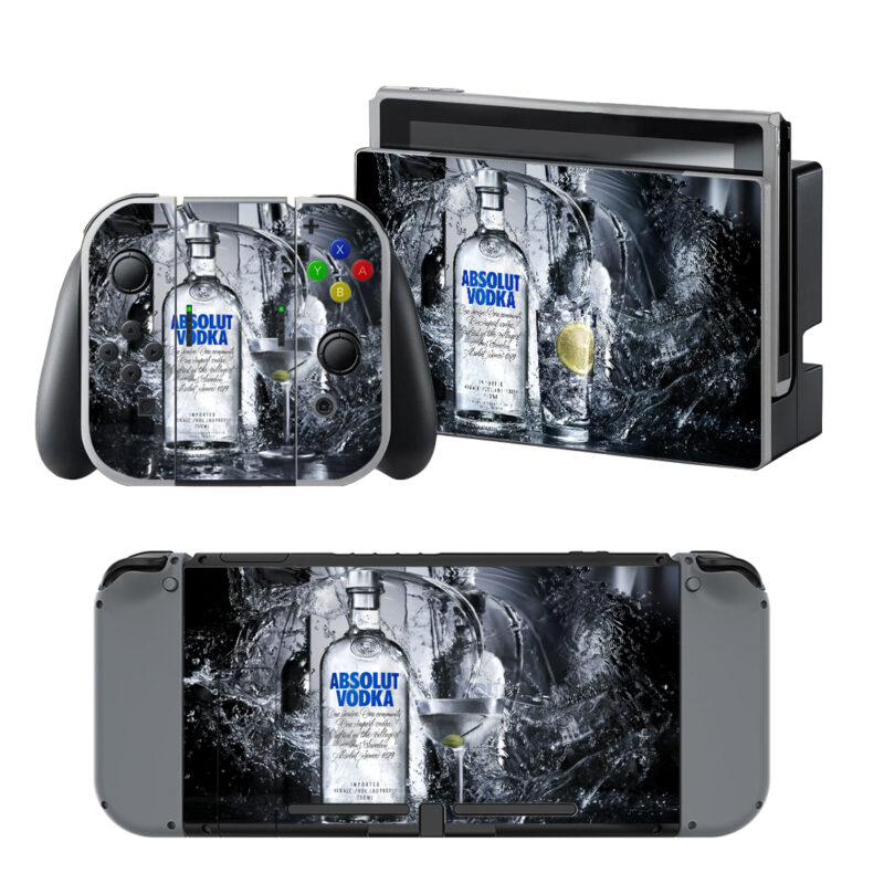 Absolut Vodka Skin Sticker For Nintendo Switch & Nintendo Switch OLED