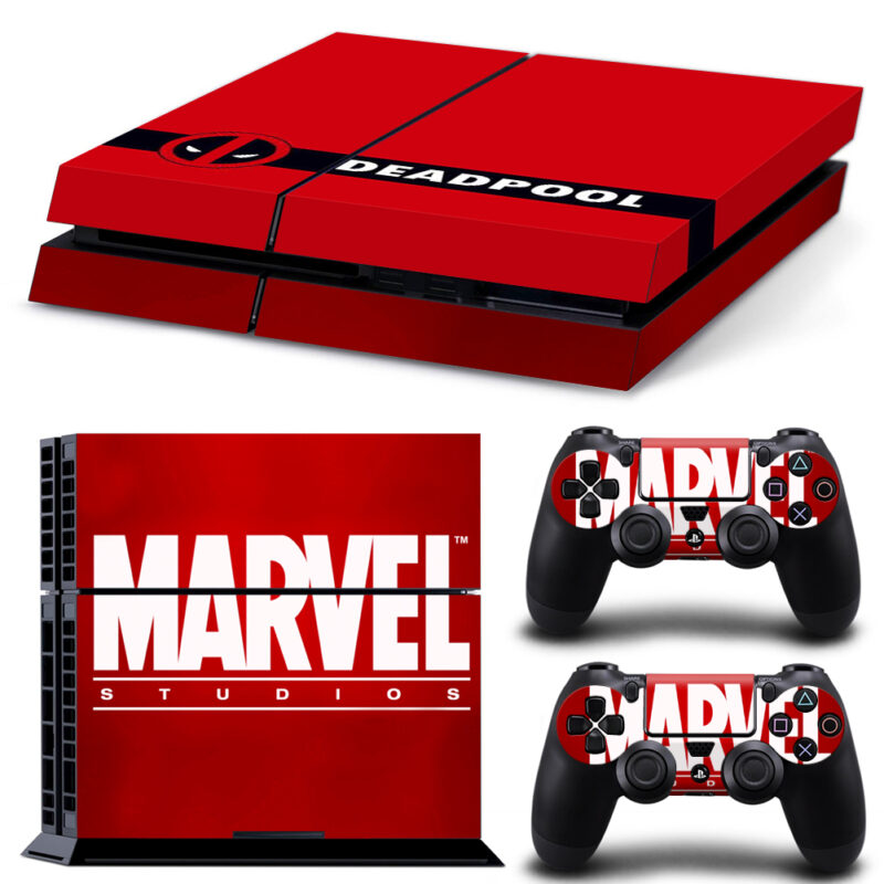 Deadpool And Marvel Studios PS4 Skin Sticker