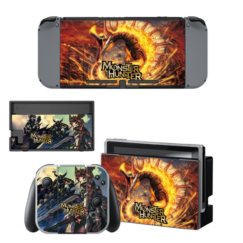 Monster Hunter Skin Sticker For Nintendo Switch & Nintendo Switch OLED Design 4