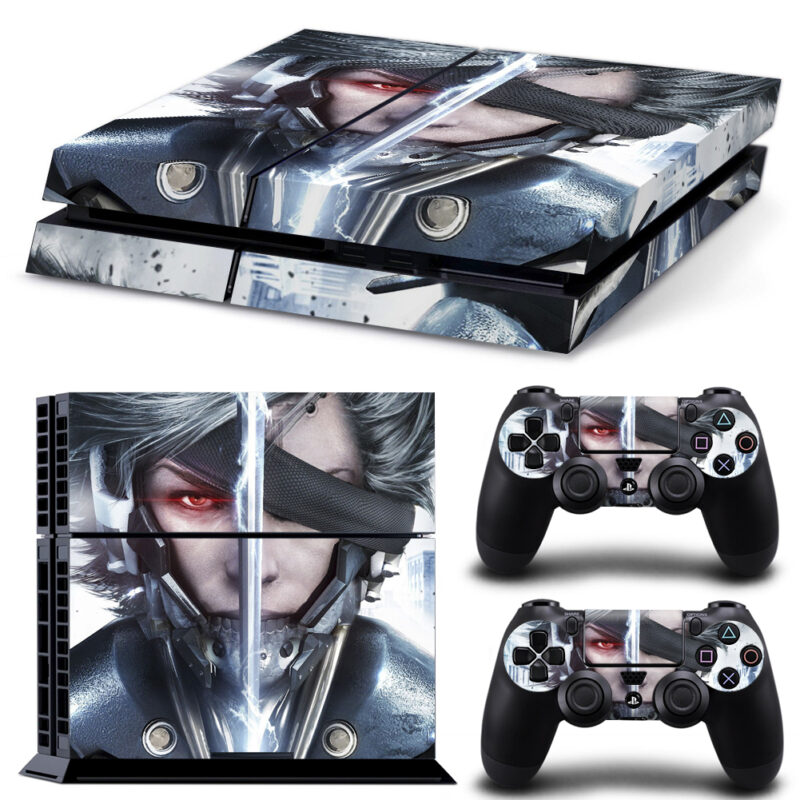 Raiden Blade Metal Gear Rising Sword Warrior PS4 Skin Sticker