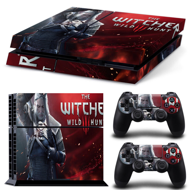 The Witcher 3: Wild Hunt PS4 Skin Sticker Design 1