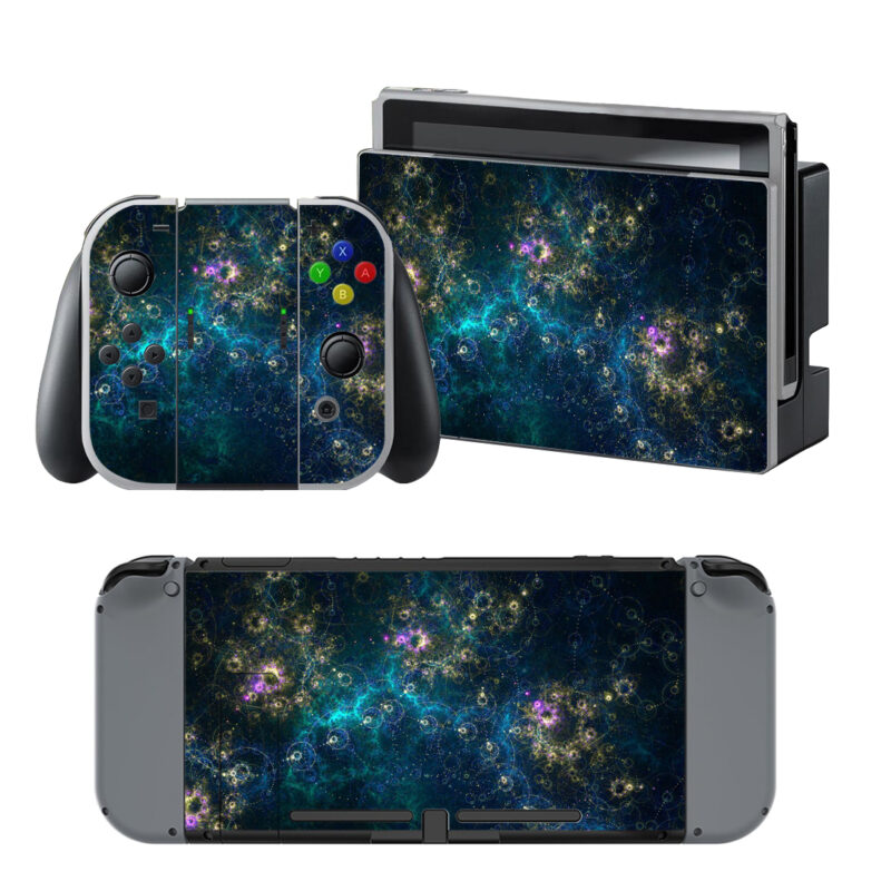 Cosmic Nebula Space Galaxy Skin Sticker For Nintendo Switch & Nintendo Switch OLED