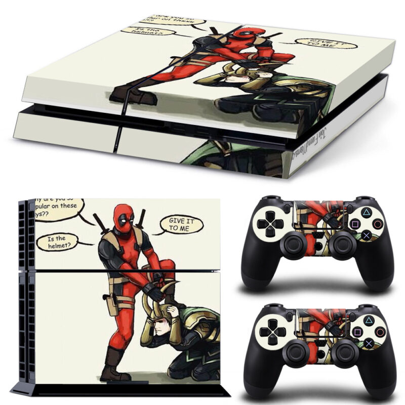 Deadpool PS4 Skin Sticker Design 13