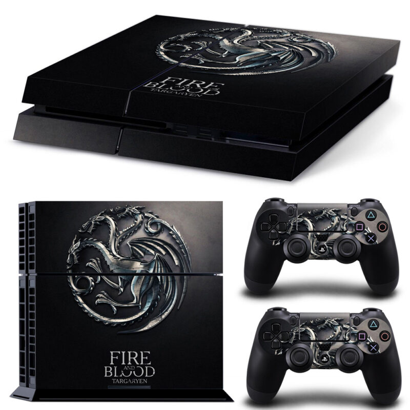 Game Of Thrones: Fire And Blood Targaryen PS4 Skin Sticker