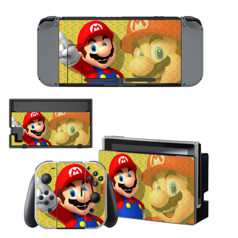 Super Mario Decal Cover For Nintendo Switch & Nintendo Switch OLED Design 4