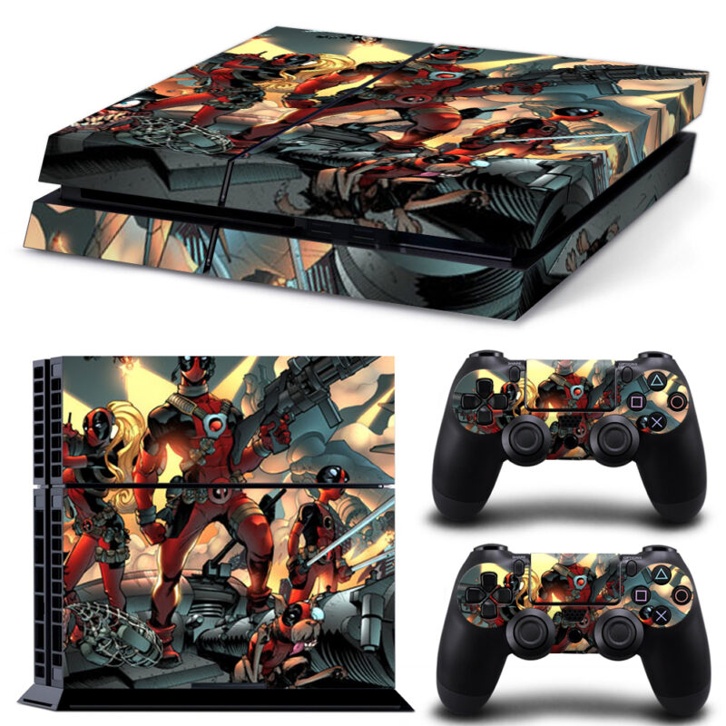 Deadpool PS4 Skin Sticker Design 16