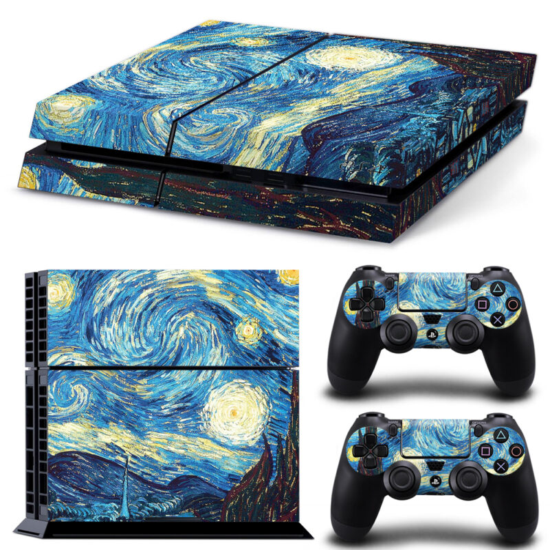 Van Gogh's Starry Night Painting PS4 Skin Sticker