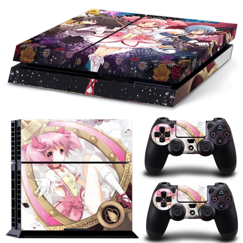 Puella Magi Madoka Magica Madoka Kaname PS4 Skin Sticker