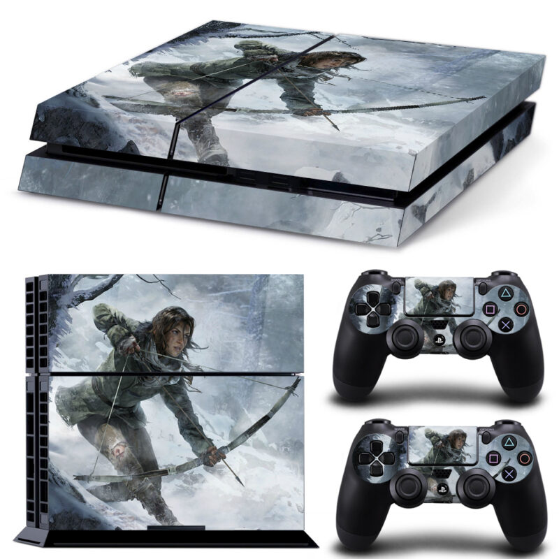 Rise Of The Tomb Raider Game PS4 Skin Sticker Design 5