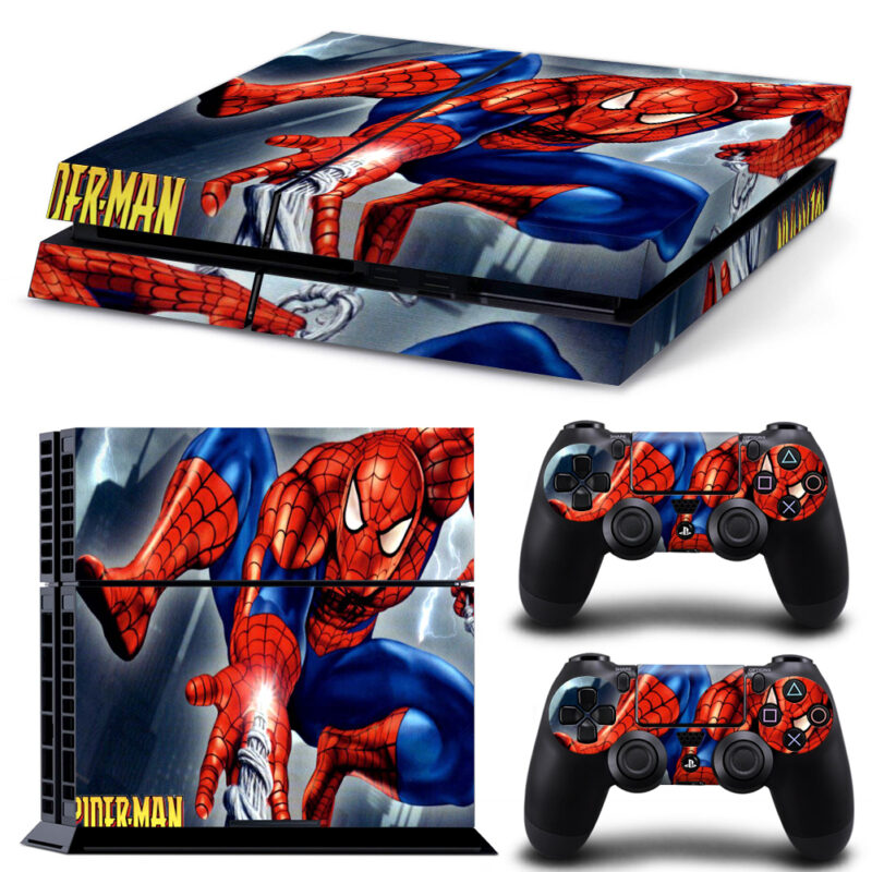 Spiderman PS4 Skin Sticker