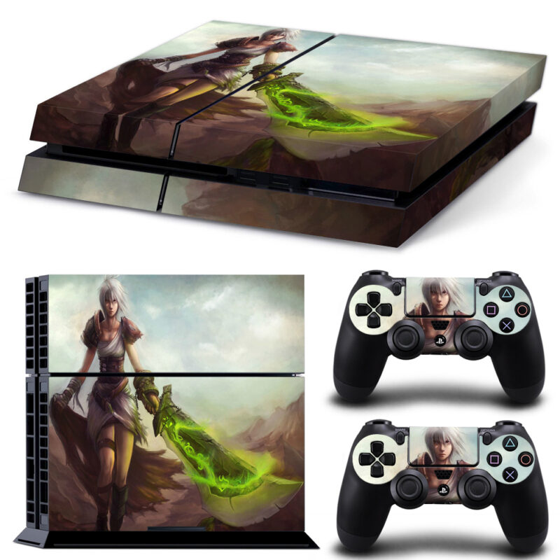 League Of Legends Riven PS4 Skin Sticker