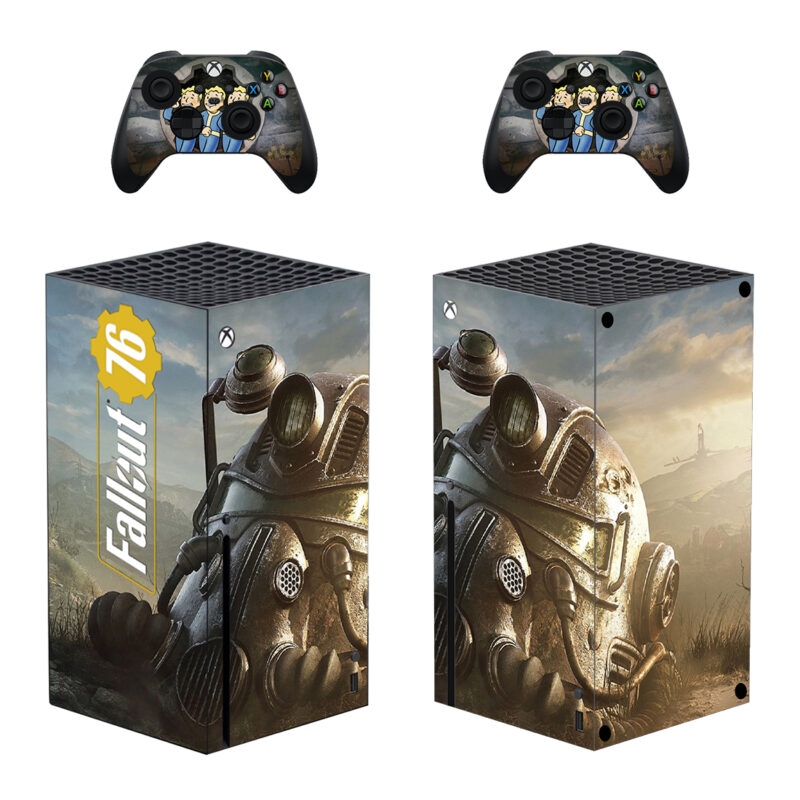 Fallout 76 Game Skin Sticker For Xbox Series X And Controllers Design 4