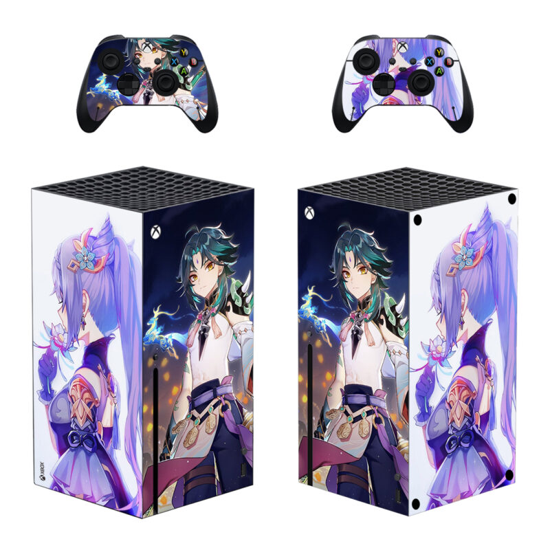 Genshin Impact Skin Sticker For Xbox Series X And Controllers Design 6