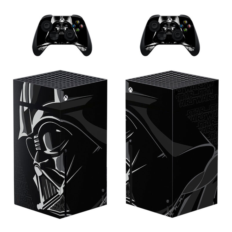 Darth Vader Skin Sticker For Xbox Series X And Controllers Design 3