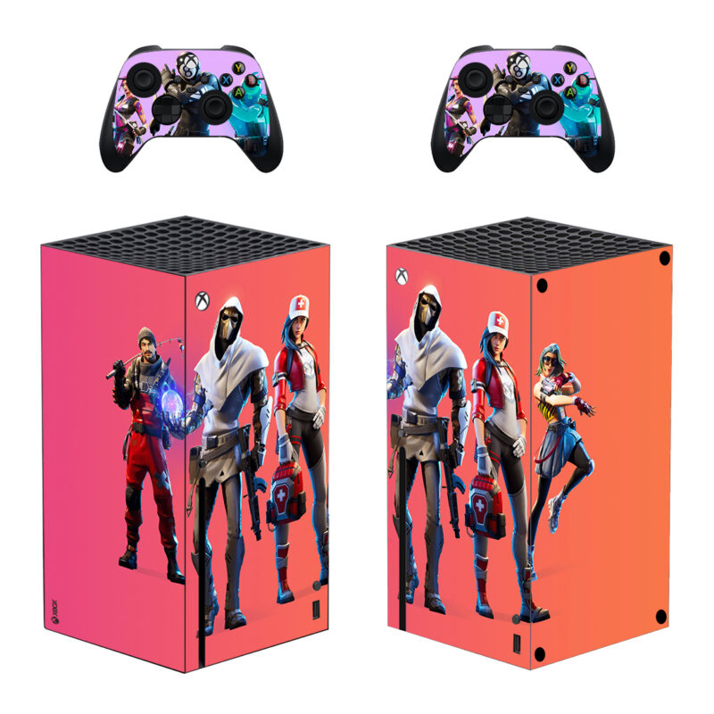 Fortnite Chapter 2 Season 1 Battle Pass Game Skin Sticker For Xbox Series X And Controllers