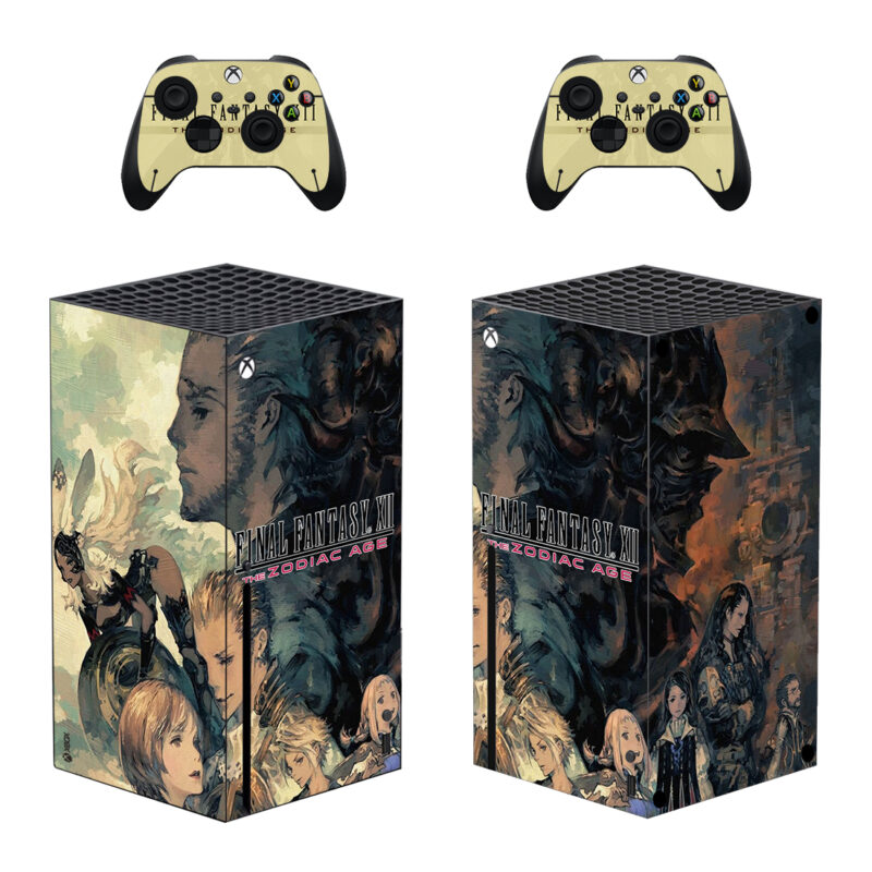 Final Fantasy XII The Zodiac Age Art Skin Sticker For Xbox Series X And Controllers