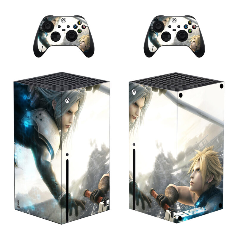 Final Fantasy VII Skin Sticker For Xbox Series X And Controllers