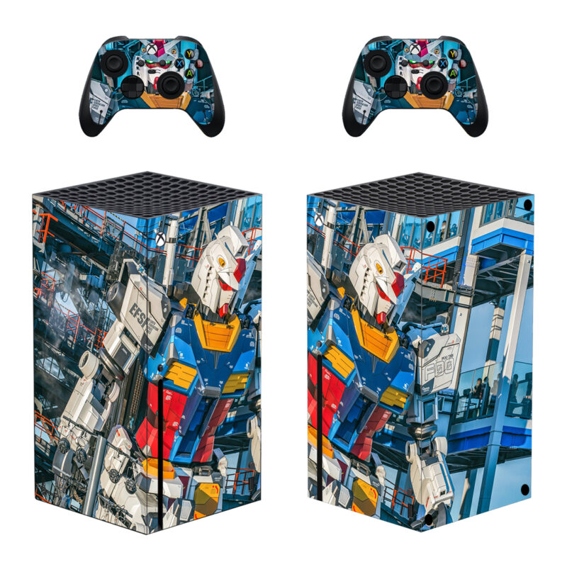 Mobile Suit Gundam Skin Sticker For Xbox Series X And Controllers