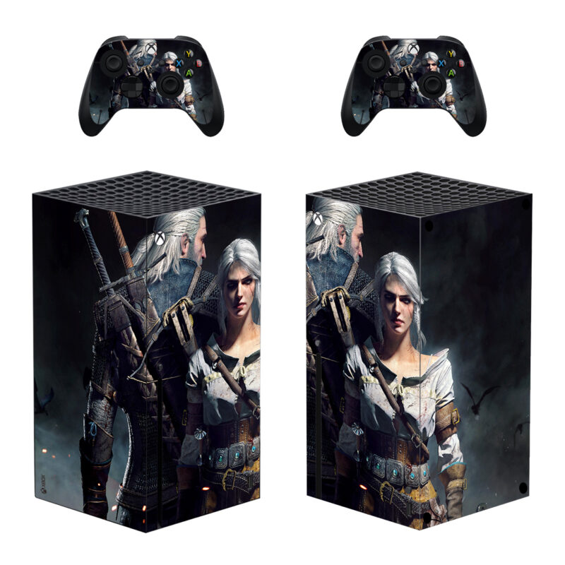 The Witcher 3: Wild Hunt Game Skin Sticker For Xbox Series X And Controllers