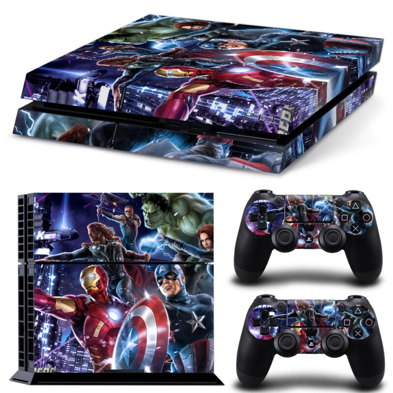 The Avengers PS4 Skin Sticker Design 3