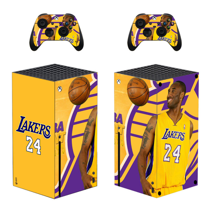 NBA Legend 'Black Mamba' Kobe Bryant Skin Sticker For Xbox Series X And Controllers