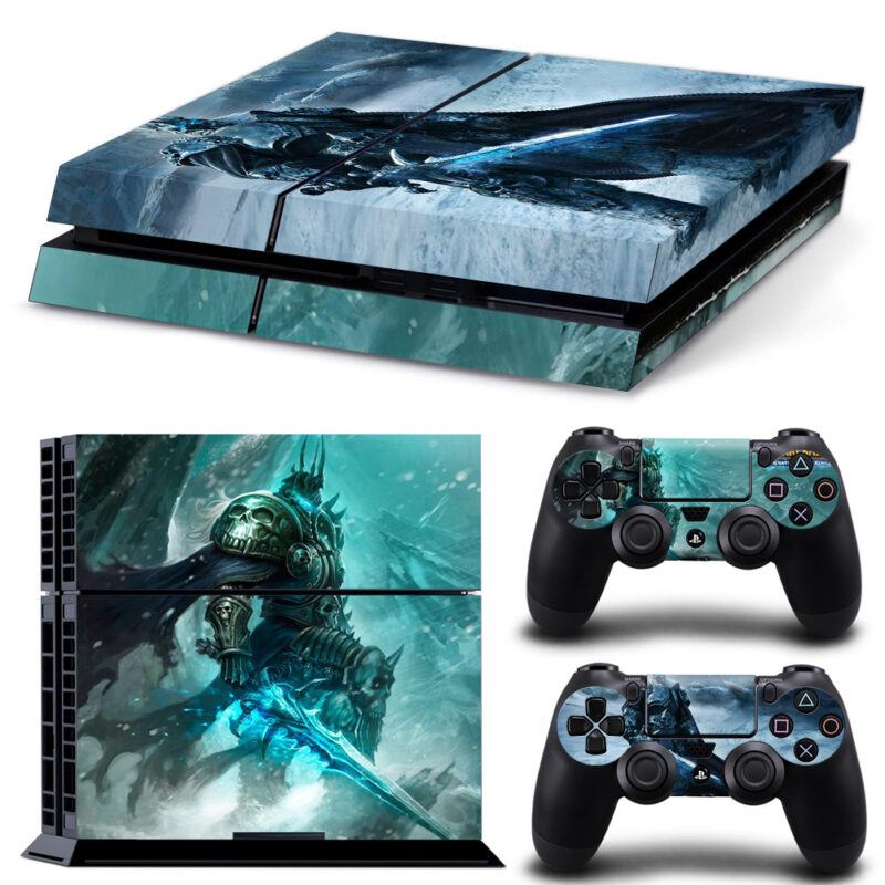 World Of Warcraft: Wrath Of The Lich King Skin Sticker For PS4 And Controllers