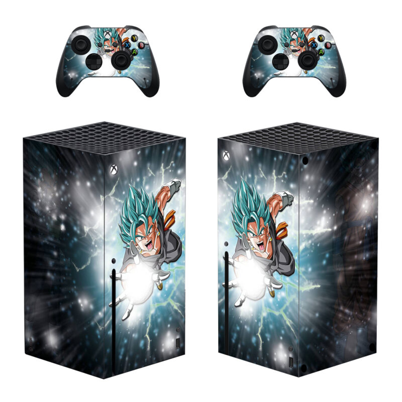 Vegito Blue Skin Sticker For Xbox Series X And Controllers