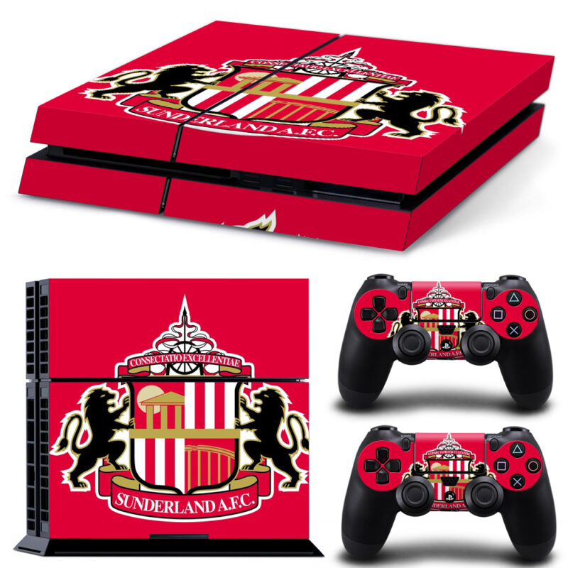 Sunderland A.F.C. Skin Sticker For PS4 And Controllers