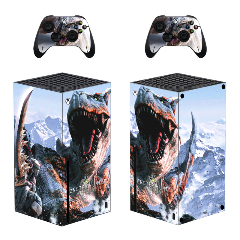 Monster Hunter: World Game Skin Sticker For Xbox Series X And Controllers Design 1