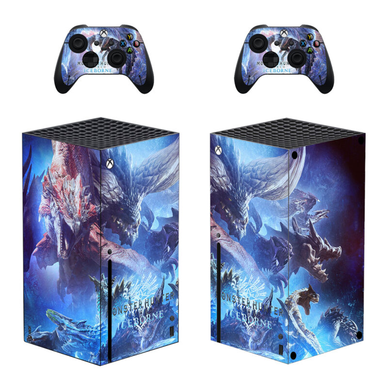 Monster Hunter World: Iceborne Game Skin Sticker For Xbox Series X And Controllers Design 10