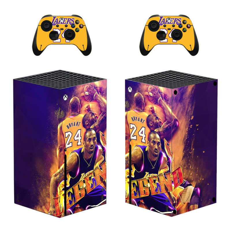 HD Kobe Bryant Legend 2016 NBA Poster Skin Sticker For Xbox Series X And Controllers