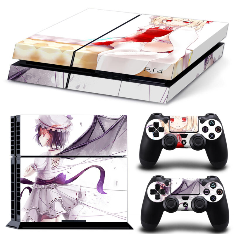 Touhou Anime Girl Skin Sticker For PS4 And Controllers
