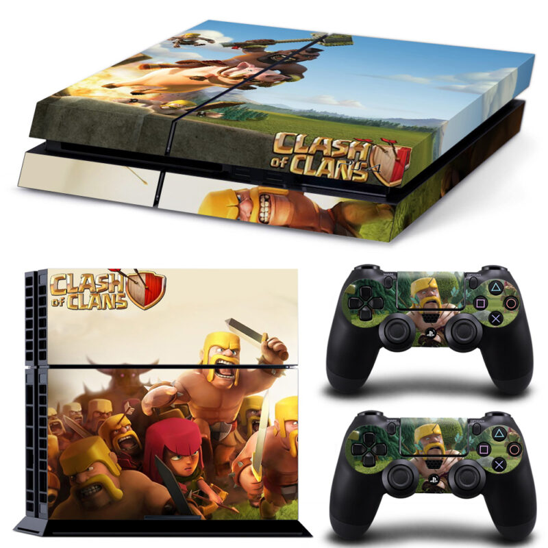 Clash Of Clans Game Skin Sticker For PS4 And Controllers