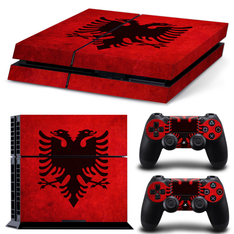 Flag Of Albania PS4 Skin Sticker