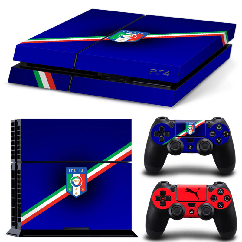 Italian FIGC And Puma PS4 Skin Sticker