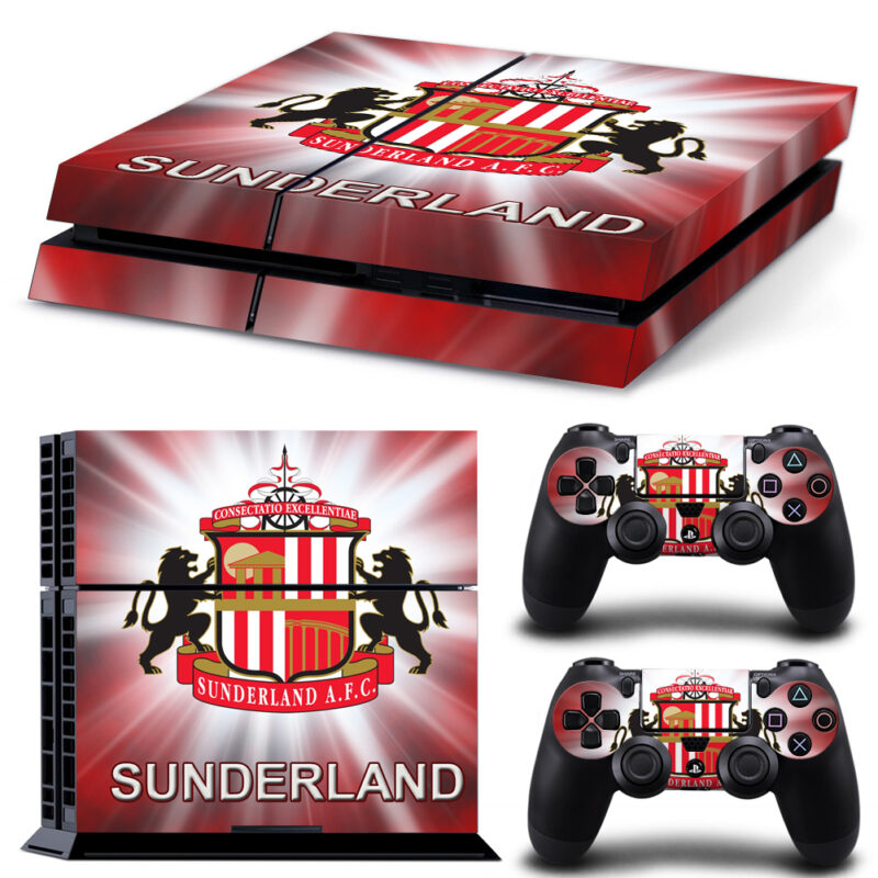 Sunderland A.F.C. PS4 Skin Sticker Design 1