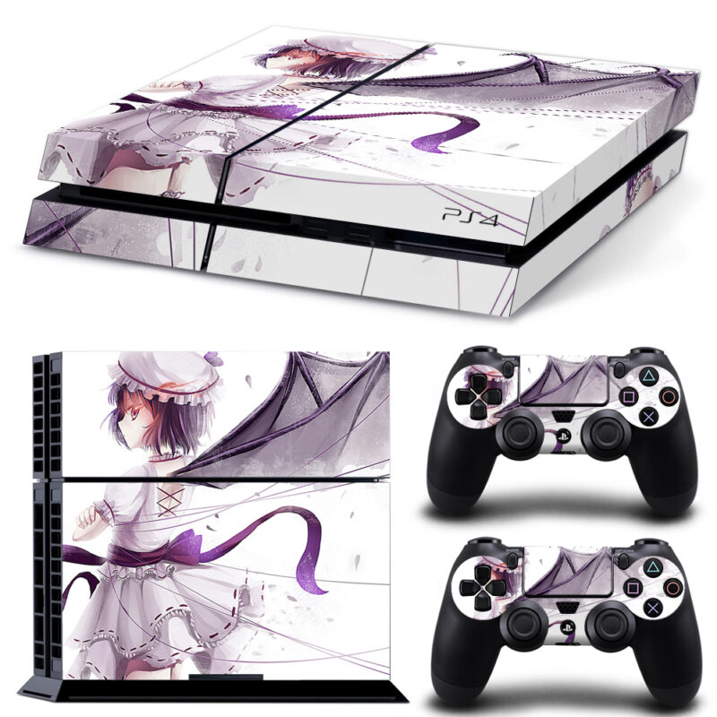 Touhou Remilia Scarlet Anime Game Skin Sticker For PS4 And Controllers