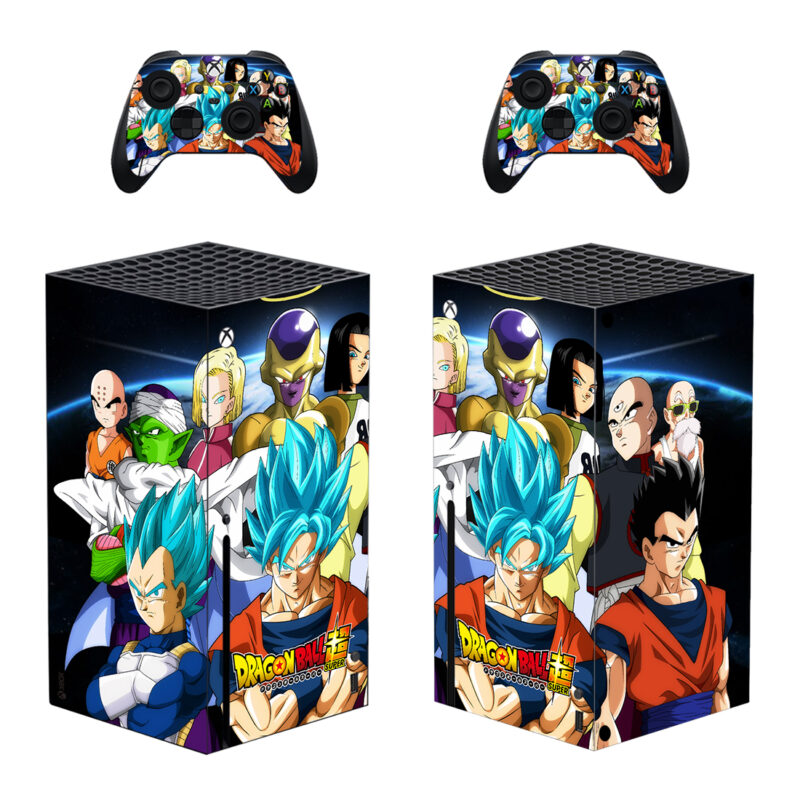 Dragon Ball Super Characters Skin Sticker For Xbox Series X And Controllers