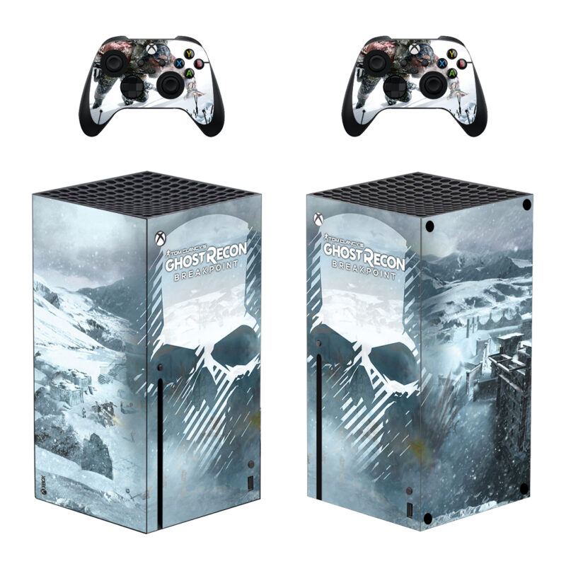 Tom Clancy's Ghost Recon Breakpoint Skull Skin Sticker For Xbox Series X And Controllers