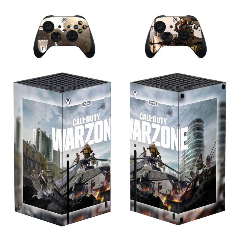 Call Of Duty: Warzone Game Skin Sticker For Xbox Series X And Controllers Design 2