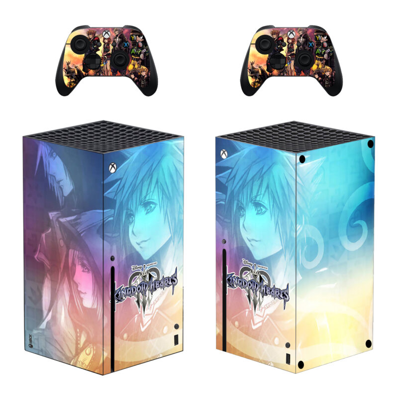 Kingdom Hearts III Game Animes Decal Cover For Xbox Series X And Controllers