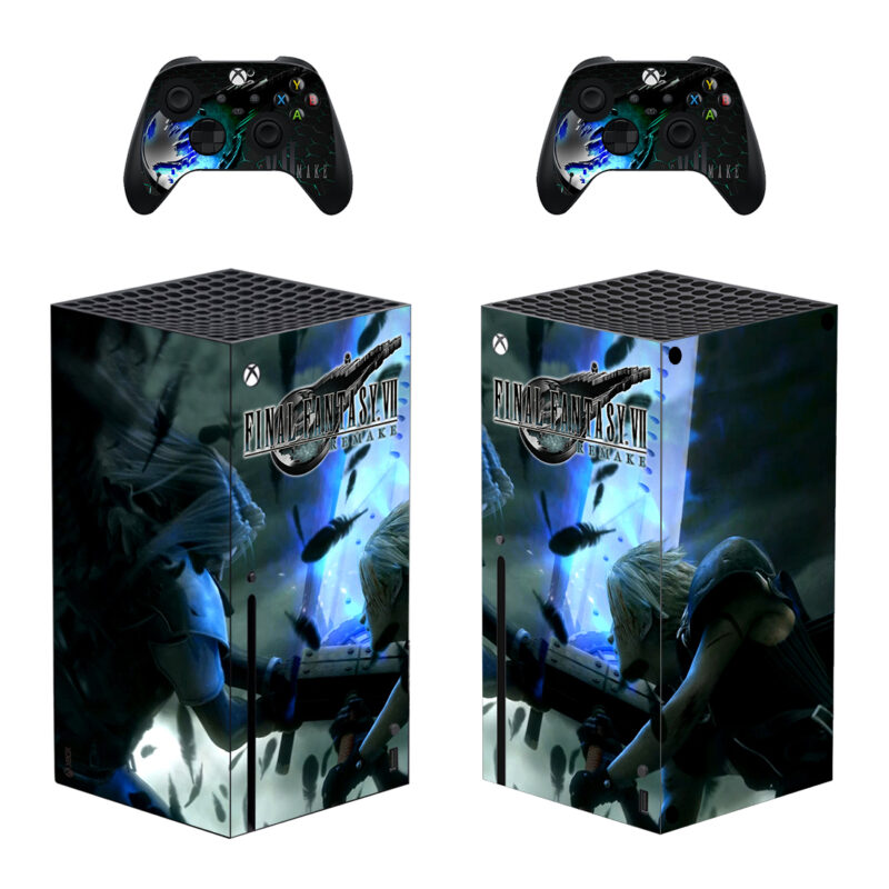 Final Fantasy VII Remake Skin Sticker For Xbox Series X And Controllers Design 4