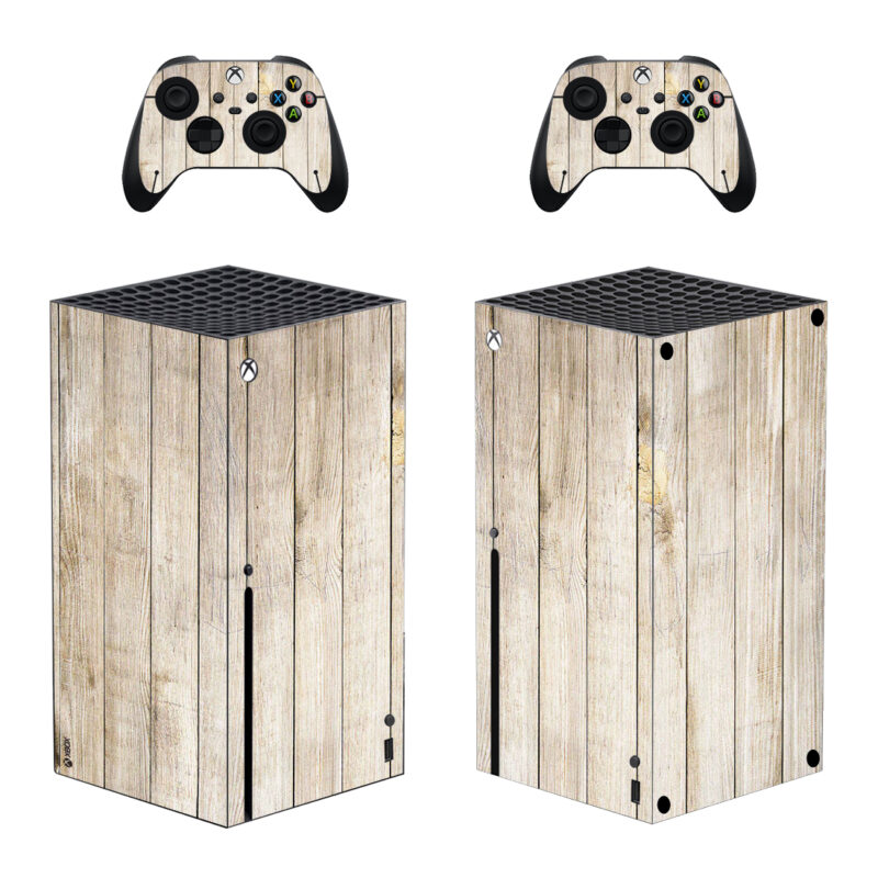 Wood Plank Texture Skin Sticker For Xbox Series X And Controllers