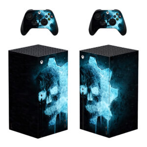 Gears Of War 5 Crimson Omen Skin Sticker For Xbox Series X And Controllers Design 1
